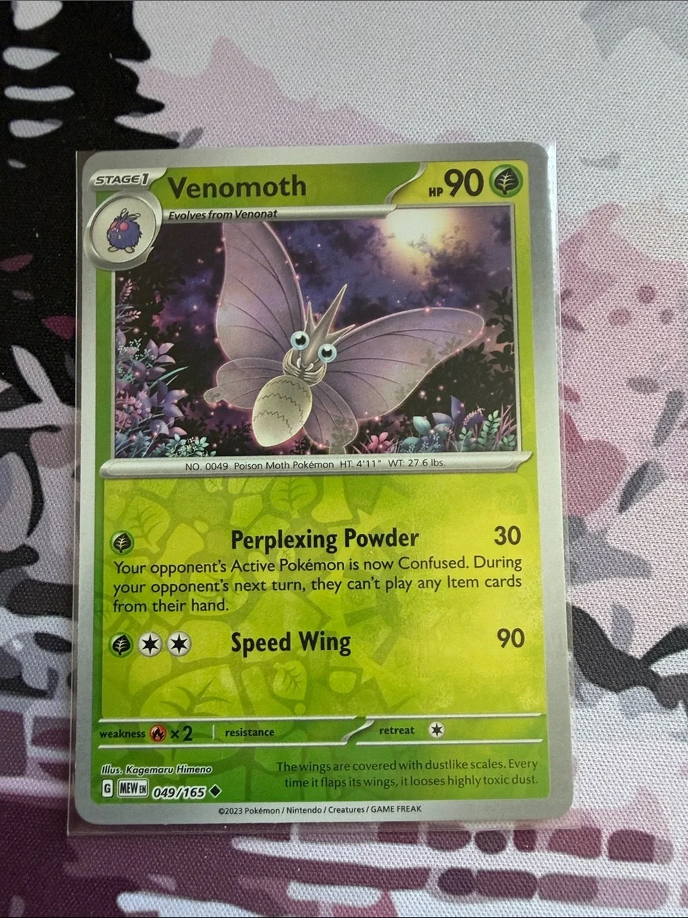 Venonat & Venomoth Pokémon Evolution Card Lot 🦋 | Reverse Holo 3 Cards ✨5/$25✨